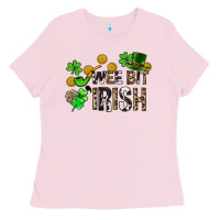 Bubblegum Pink Wee bit o' Irish St. Patrick's Ladies Tee - CowGirlArtShop