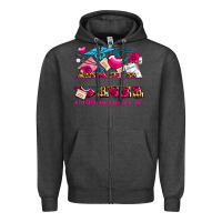 Charcoal Heather valentines day cna certified nursing assistant Zipper Hoodie - AdoDesignShop
