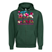 Sports Green valentines day cna certified nursing assistant Zipper Hoodie - AdoDesignShop