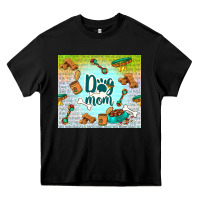 Black dog mom Heavy Core Tee - TumblerDesignByShophia