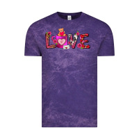 Cloud Purple Love Coffee Mug Valentines Day Vintage Tee - FaDigitalArtStudio