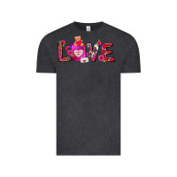 Vintage Black Love Coffee Mug Valentines Day Vintage Tee - FaDigitalArtStudio