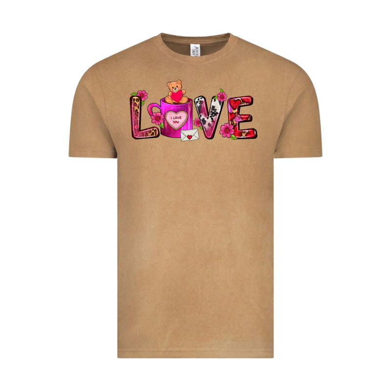 Love Coffee Mug Valentines Day Vintage Tee by FaDigitalArtStudio | Teevron