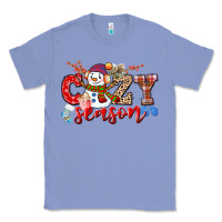 Colony Blue cozy season snowman Classic Tee - CowGirlArtShop