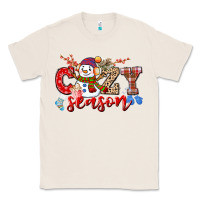 Natural cozy season snowman Classic Tee - CowGirlArtShop