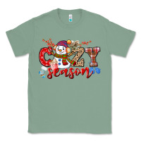 Sage cozy season snowman Classic Tee - CowGirlArtShop