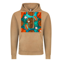 Vintage Camel baseball leopard uniform and hotdog with gemstone seamless pattern Vintage Hoodie - BundleAndBundleShop