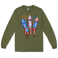 Army Green Let's Get Lit Long Sleeve Tee - RanaPortraitStore