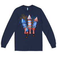 Navy Let's Get Lit Long Sleeve Tee - RanaPortraitStore