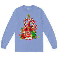 Colony Blue christmas  gnomes Long Sleeve Tee - FaDigitalArtStudio