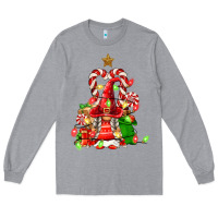 Heather Grey christmas  gnomes Long Sleeve Tee - FaDigitalArtStudio