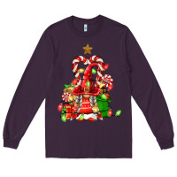 Plum christmas  gnomes Long Sleeve Tee - FaDigitalArtStudio
