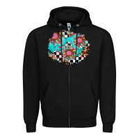 Black race sunflower patches Zipper Hoodie - AdoDesignShop