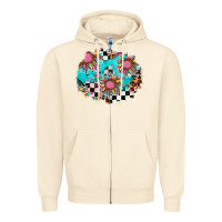 Sandshell race sunflower patches Zipper Hoodie - AdoDesignShop