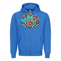 True Royal race sunflower patches Zipper Hoodie - AdoDesignShop