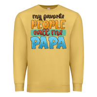 Antique Gold my favorite people call me papa Premium Sweatshirt - JahusDesignShop