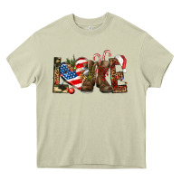 Mossy Army christmas love 4th Of July Heavy Core Tee - HowdyJamesFarm