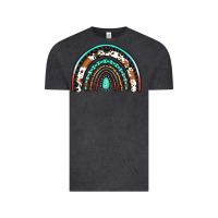 Vintage Black Western Rainbow Vintage Tee - Jasminsmagicworld
