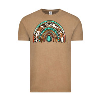 Vintage Coffee Western Rainbow Vintage Tee - Jasminsmagicworld