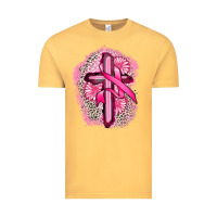 Vintage Mustard breast cancer cross Vintage Tee - FaDigitalArtStudio