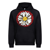 Black daisy Urban Hoodie - JahusDesignShop