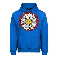 Cobalt daisy Urban Hoodie - JahusDesignShop