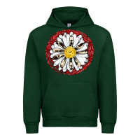 Foreset Green daisy Urban Hoodie - JahusDesignShop
