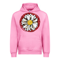 Fuchsia Pink daisy Urban Hoodie - JahusDesignShop