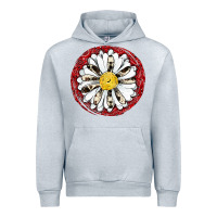 Heather Grey daisy Urban Hoodie - JahusDesignShop