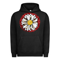 Pigment Black daisy Urban Hoodie - JahusDesignShop