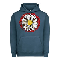 Pigment Midnight Navy daisy Urban Hoodie - JahusDesignShop