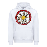 White daisy Urban Hoodie - JahusDesignShop