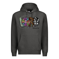 Charcoal Heather trust in the lord with all your heart Premium Hoodie - SublimationCraftShop