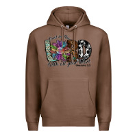 Chestnut trust in the lord with all your heart Premium Hoodie - SublimationCraftShop