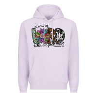 Lilac trust in the lord with all your heart Premium Hoodie - SublimationCraftShop