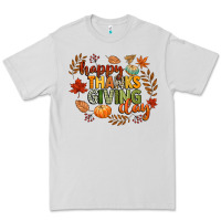 Dove Grey happy thanksgiving day Premium Tee - CowGirlArtShop