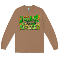 Lucky And Blessed Long Sleeve Tee | Teevron