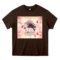 Chocolate Brown where flowers bloom so does hope Heavy Core Tee - TumblerDesignByShophia