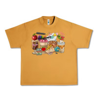 Peanut Butter Teacher Coffee Cups Urban Heavy Tee - FaDigitalArtStudio