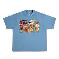 Pebble Blue Teacher Coffee Cups Urban Heavy Tee - FaDigitalArtStudio