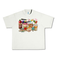 Pistachio Teacher Coffee Cups Urban Heavy Tee - FaDigitalArtStudio