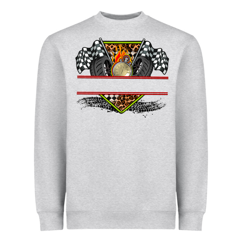 Race Flag And Race Equipment Heavyweight Sweatshirt by AdoDesignShop | Teevron