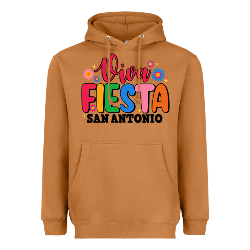 Viva Fiesta San Antonio Heavyweight Hoodie by JahusDesignShop | Teevron