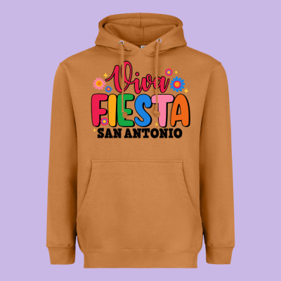 Viva Fiesta San Antonio Heavyweight Hoodie Designed By Jahusdesignshop