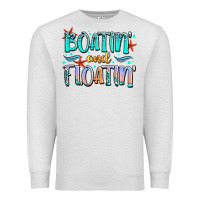 Oatmeal Heather boatin' and floatin' Premium Sweatshirt - JahusDesignShop