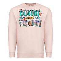 Pale Pink boatin' and floatin' Premium Sweatshirt - JahusDesignShop