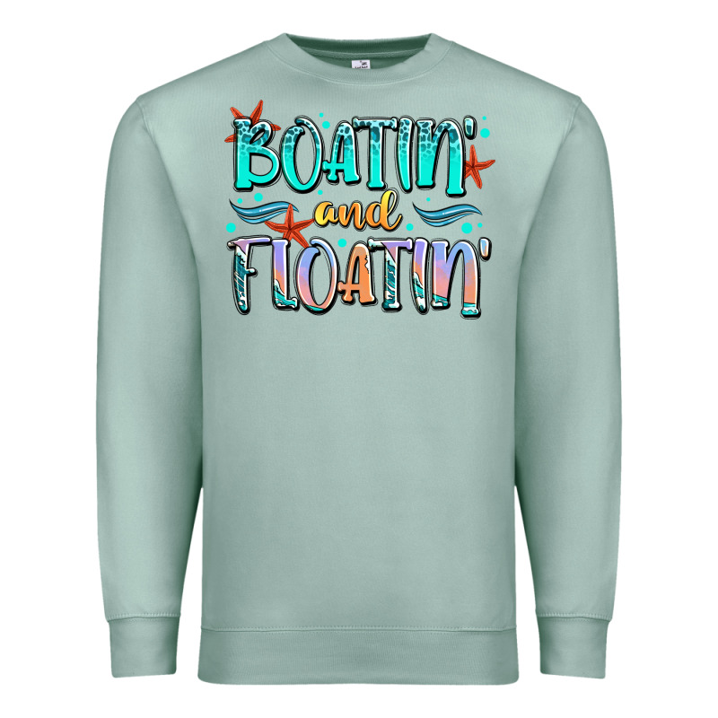 Boatin' And Floatin' Premium Sweatshirt by JahusDesignShop | Teevron