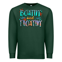 Sports Green boatin' and floatin' Premium Sweatshirt - JahusDesignShop