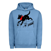 Pigment Pebble Blue negro matapacos riot dog Urban Hoodie - baoMotion