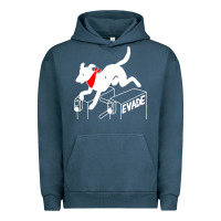 Pigment Midnight Navy negro matapacos riot dog Urban Hoodie - baoMotion